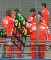 Pit Board for Barrichello