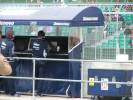 The Williams pit wall