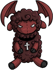 Demon Sheep Plushie