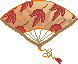Autumn Paper Fan