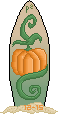Pumpkin Vine Surfboard