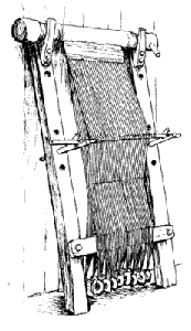 Drawing of a Warp-Weighted Loom