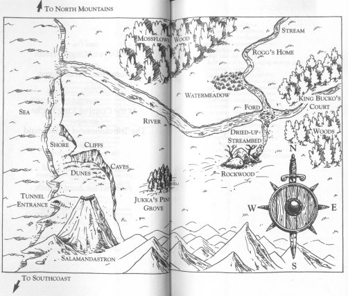Map of Mossflower Country & Salamandastron