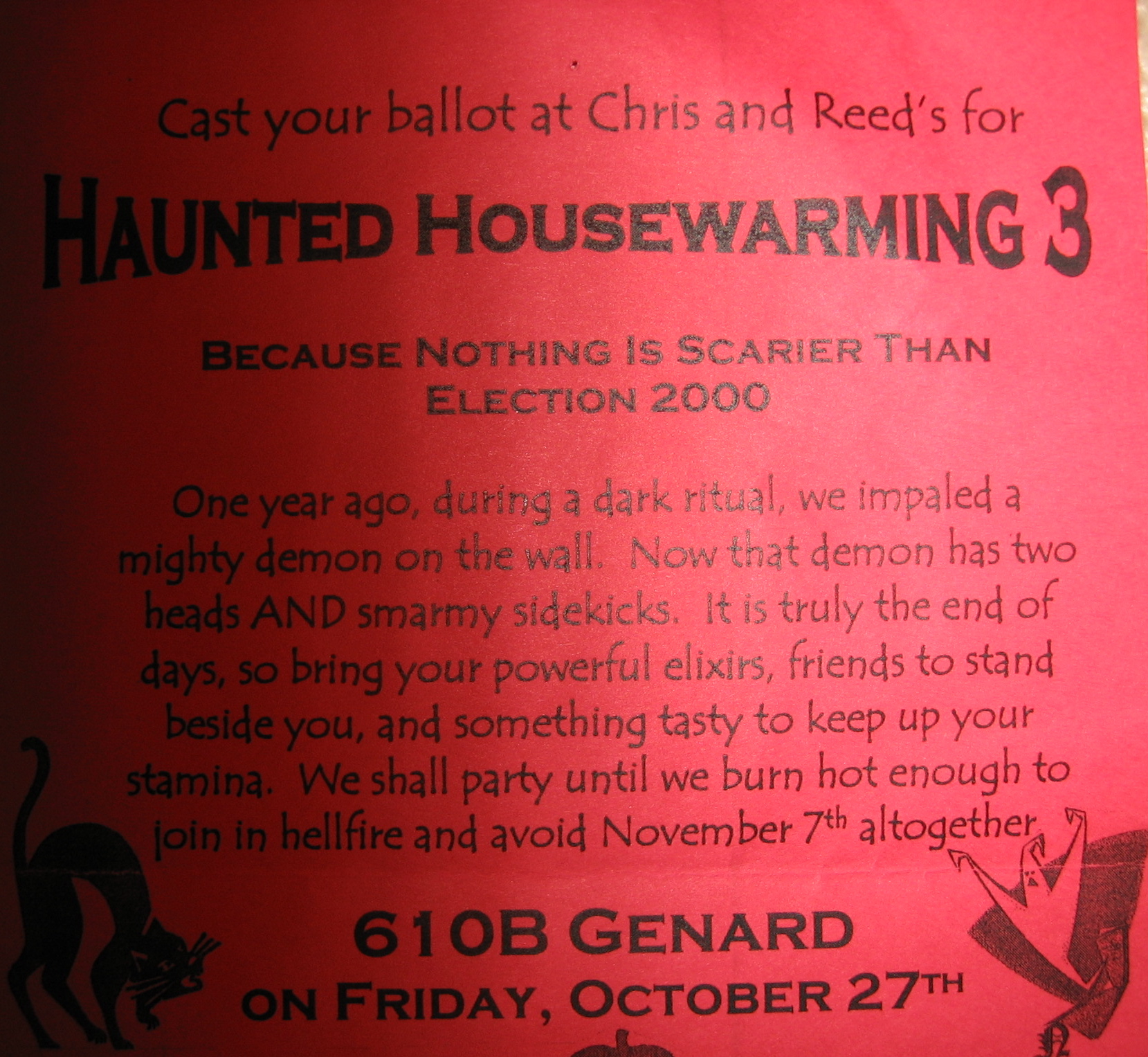 Haunted Housewarming III - 2000
