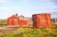 Shed and vat