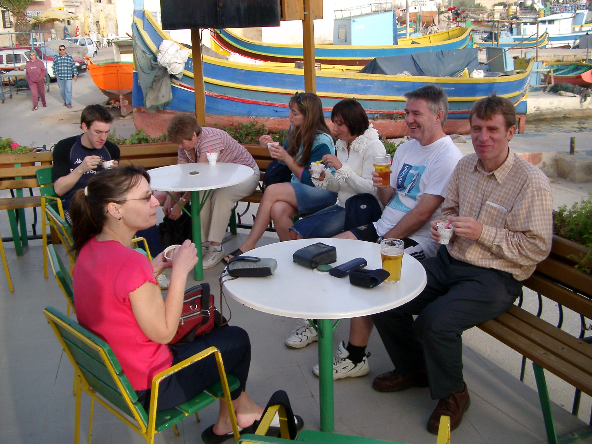 An ice cream or a well deserved beer?