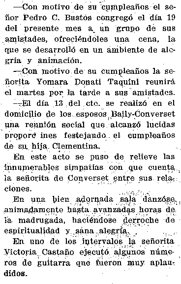 Sociedad Argentina, Galerias de personalidades relevantes de la Argentina en los ambitos culturales, artisticos, empresariales, deportivos y religiosos, Relaciones Exteriores Argentinas, embajadas y embajadores, mundo diplomatico, consulados, articulos y entrevistas, personalidades y hechos relevantes, informacion y noticias, agenda y links - Sociedad Argentina, polo, visitas ilustres, galeria, Zona Norte, empresas, negocios y empresarios, consumo, habitos y costumbres, temporada lirica y Teatro Colon, Historia Argentina: Imagenes y fotos, el Centenario, la belle epoque, los a&ntilde;os veinte y las decadas del treinta y cuarenta, el peronismo, Eva Peron y Juan Domingo Peron; arquitectura, palacios y estancias, personalidades y hechos relevantes; anecdotas, habitos y costumbres, las grandes tiendas, comercios e industrias; presidentes, politicos, funcionarios y personalidades de los ambientes cultural, artistico, economico, religioso, deportivo y cientifico; documentos y testimonios; el Jockey Club; Argentina y la politica exterior, su insercion en el mundo; Grandes familias argentinas: Los Alvear, Alzaga y Anchorena, los Pueyrredon, Ramos Mejia, Bullrich, Martinez de Hoz, Bunge, Lezica, Zapiola, etc. sus origenes, estancias, palacios y fortunas, sus miembros mas destacados en la historia del pais.