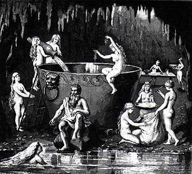 �gir with his wife Ran and nine daughters