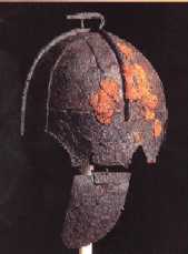 Anglo-Saxon helmet with boar figure