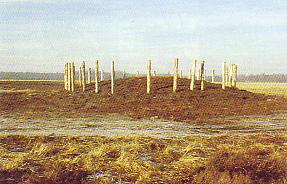 Reconstruction of a gravehill in Goirle, the Netherlands