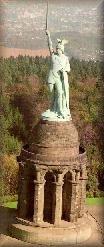 The Hermannsdenkmal in Detmold, Germany