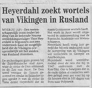 Dutch news article