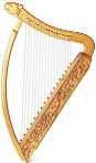 Medieval harp