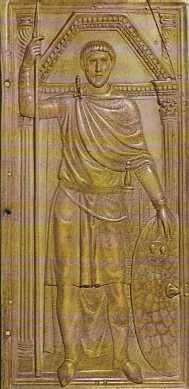 Stilicho, depicted on an ivory panel from 400AD
