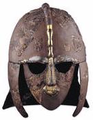 Anglo-Saxon helmet from Sutton Hoo