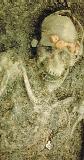 Swifterbant man wearing an amber chain as head decoration, buried between 4900BC and 3400BC