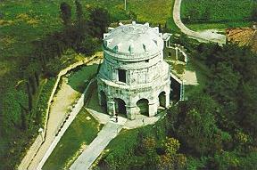 The mausoleum of the Ostrogothic king Theodorik the Great in Ravenna, Italy