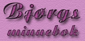 Bj�rg Olsens minnebok