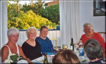 Kari Mette, - Tove P., - Eva Synøve og Ellen Beate