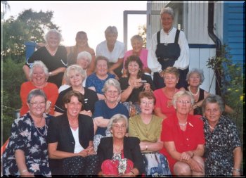 Og her er de fleste av de som kom på festen