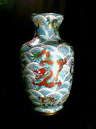 NICE CLOISONNE VASE