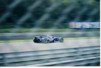 about 275 km/h thru the fence at Spa