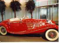 1936 500K convertible V8;top speed 160 km/h