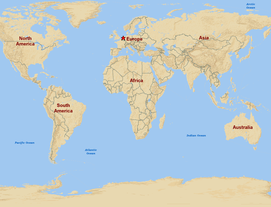 Where I Live - Map of the World