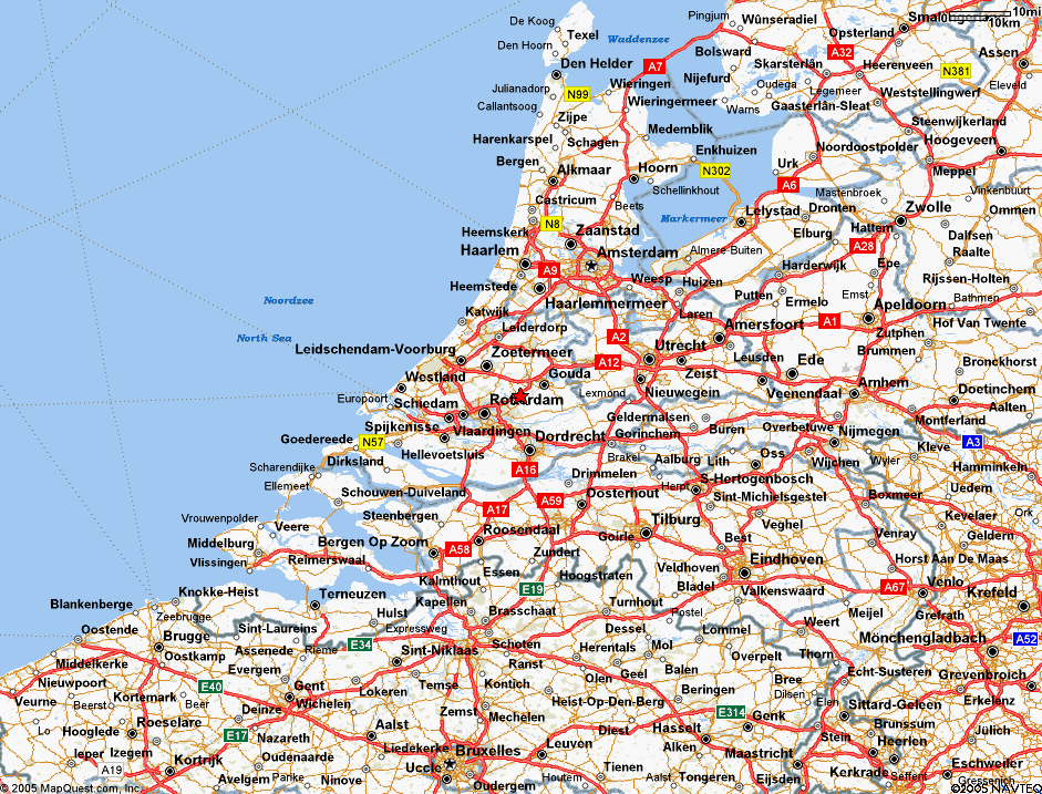 Where I live - Map of the Netherlands 