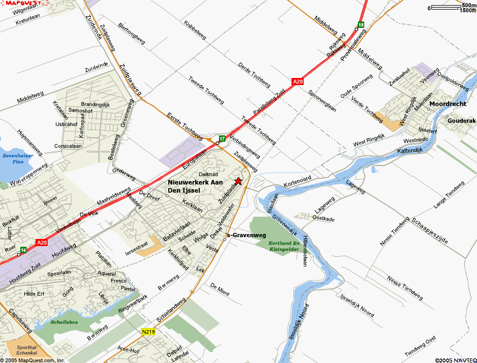 Where I live - Map of Nieuwerkerk aan den IJssel and surroundings