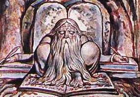 Blake: The first book of Urizen (plate 1, detail)