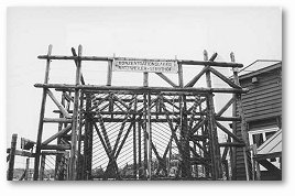 Main gate at Natzweiler-Struthof