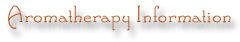 aromatherapy information