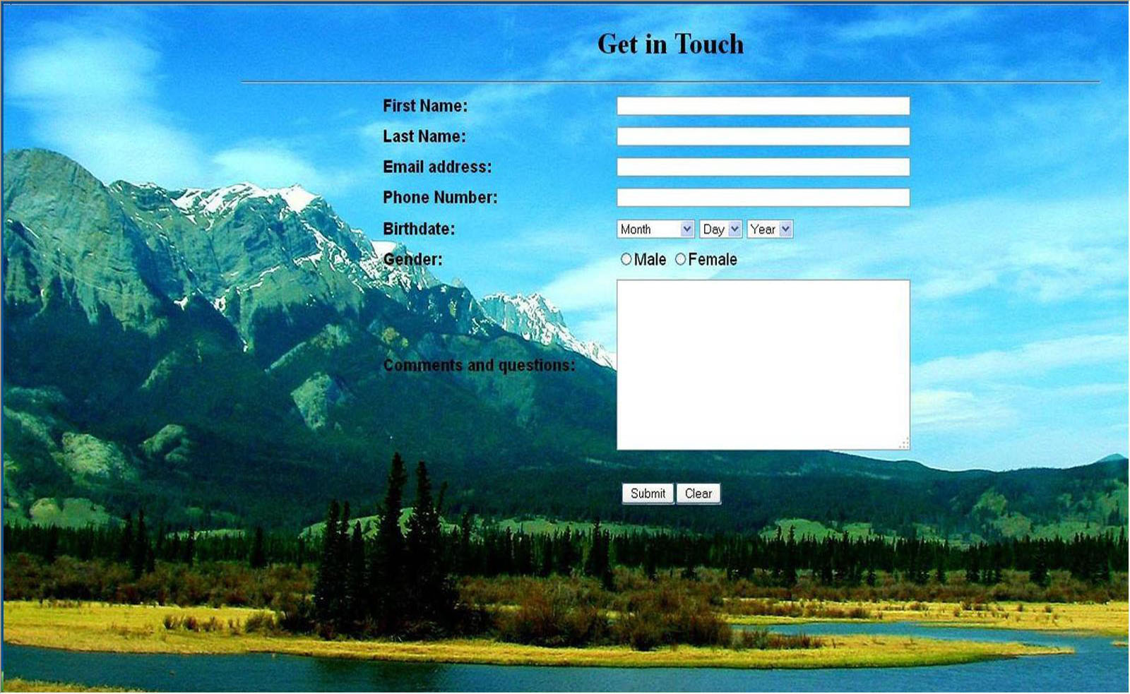 contact