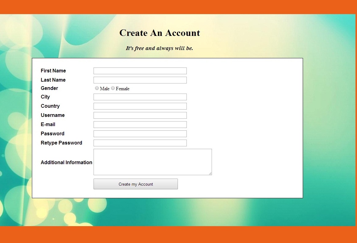 sign up