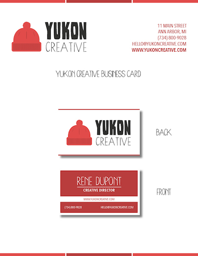 Yukon Creative Business Card