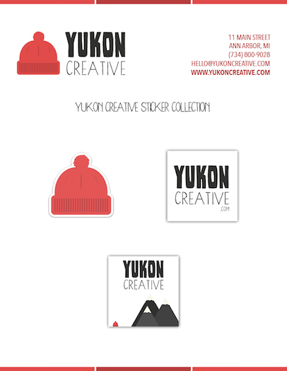 Yukon Creative Sticker Collection