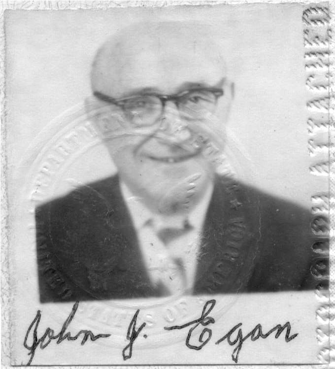 John J. Egan, abt 1969