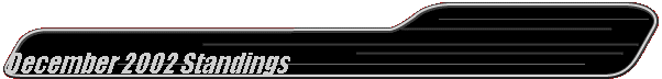 December 2002 Standings