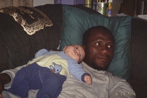 Watching TV!
