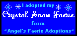 Adopt a Crystal Snow Faerie