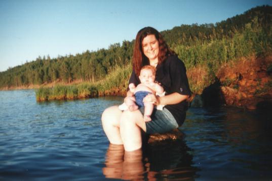 Jodi & Ayden at Sheridan Lake - July 1998