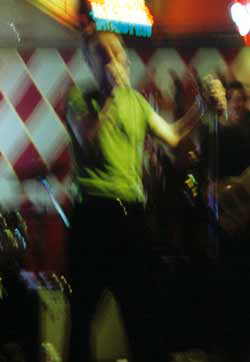 Denzil in action.