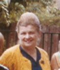 Dee with a beehive