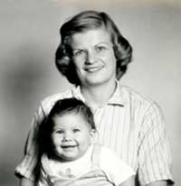 Dee with baby Sheri
