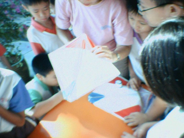 "Children, please queue up for your kites."