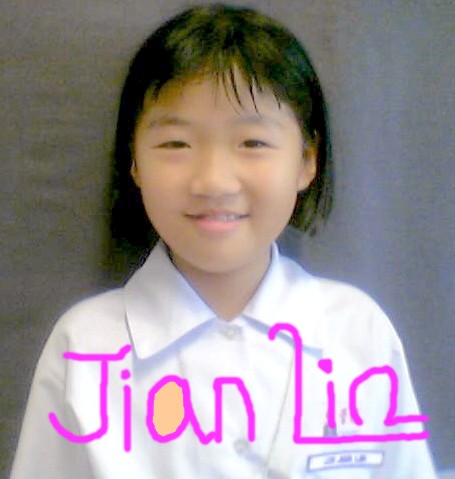 Shy but adorable... that's me, Jianlin.