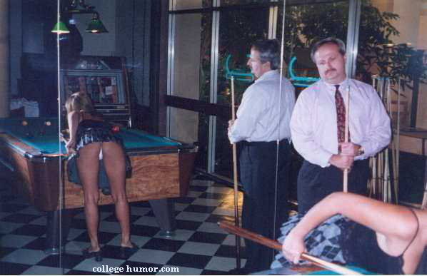 EVER DO IT ON A POOL TABLE?