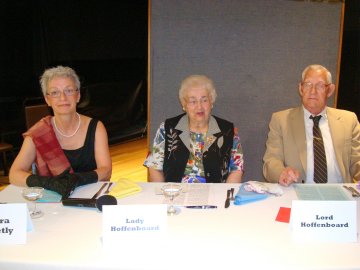 Sierra Sweetly (Phyllis Harvey) Lady Hoffenboard (Cam Wooledge) Lord Hoffenboard (John Wooledge)