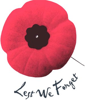 Poppy: Lest We Forget - Remembrance Day Google image from http://pulse.feds.ca/system/files/poppy_300.jpg
